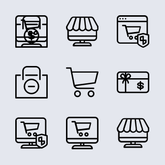 E-commerce icons pack