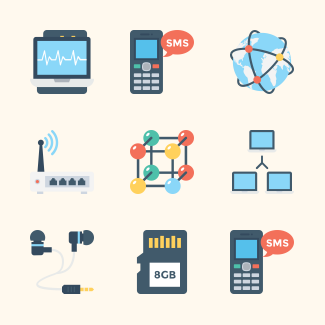 Science and Technology icons pack