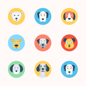 Animals icons pack