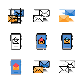 Contact Us icons pack