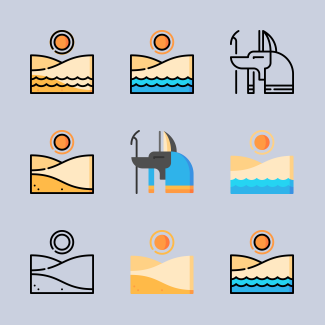 Egypt icons pack