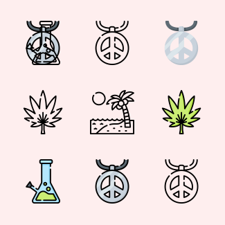 Reggae icons pack