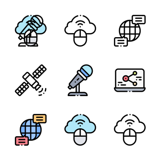 Media Technology icons pack
