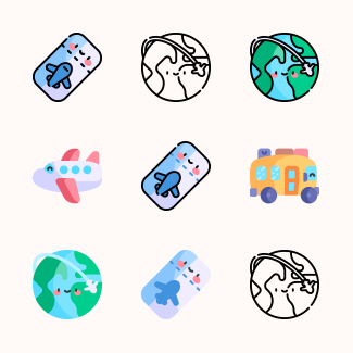 Adventure icons pack