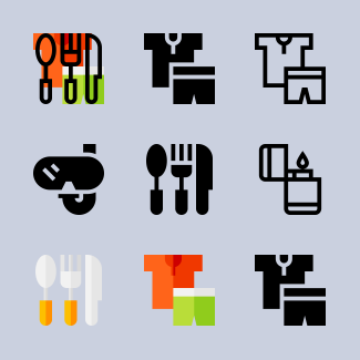 Summer Camp icons pack