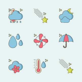 Weather icons pack