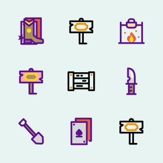 Western icons pack