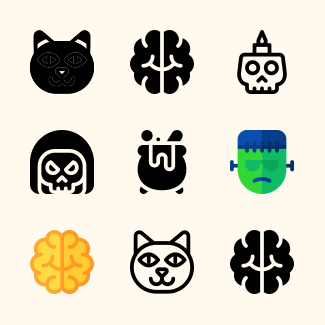 Halloween icons pack