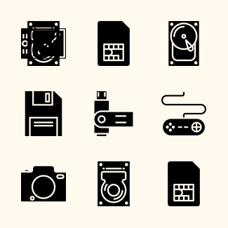 Technology icons pack