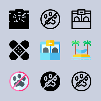 Water Park icons pack