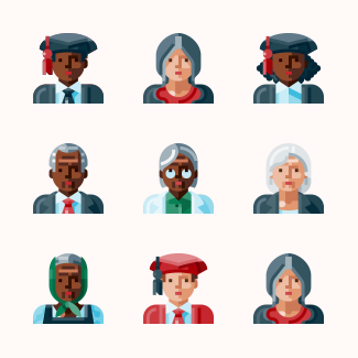 Avatars icons pack