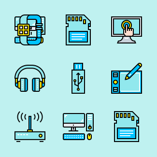 Devices icons pack