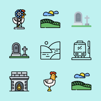 In the Village icons pack