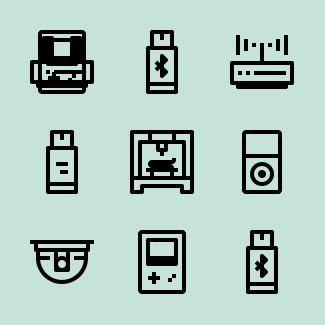 Technology and Device icons pack