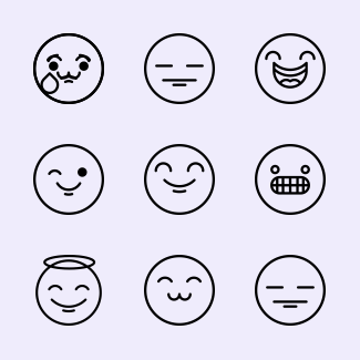 Emoji icons pack