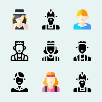 Urban Tribes icons pack