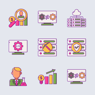 Data Analytics icons pack