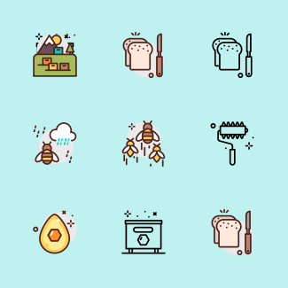 Apiary icons pack