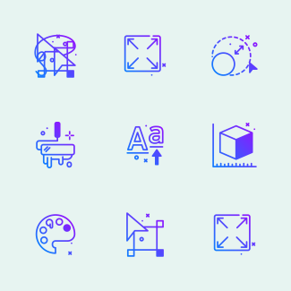 Graphic Design icons pack