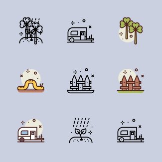 Spring icons pack