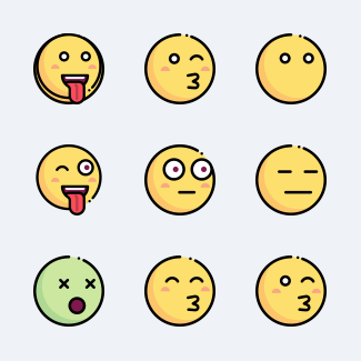 Emoji icons pack