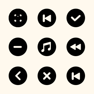 Music Player Icons icons pack