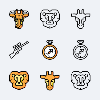 Safari icons pack