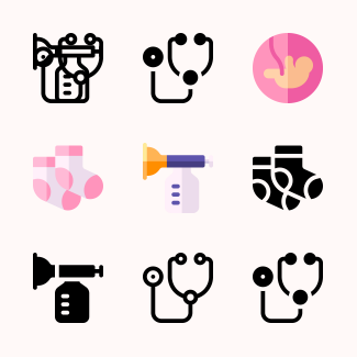 Maternity icons pack