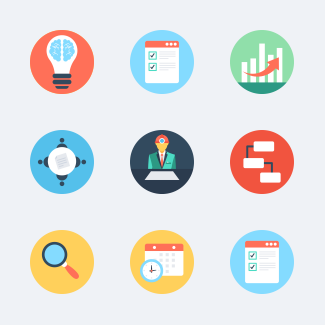 Project management icons pack