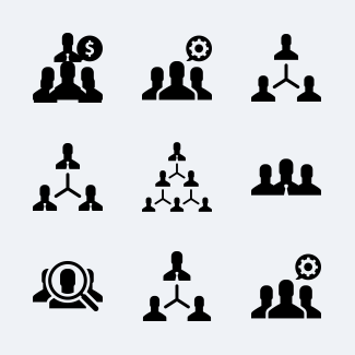 Human Silhouette Collection icons pack