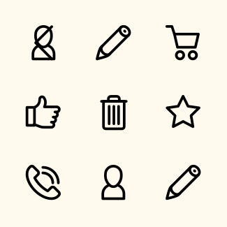 Multimedia icons pack