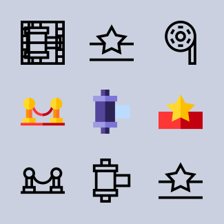 Film Industry icons pack
