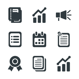 News and Magazine icons pack