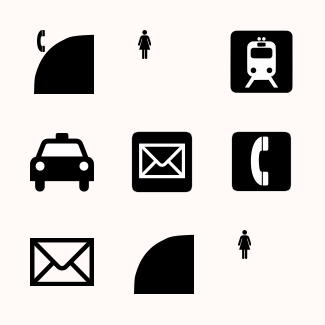 AIGA Symbol Signs icons pack