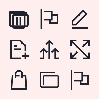 Line Free icons pack