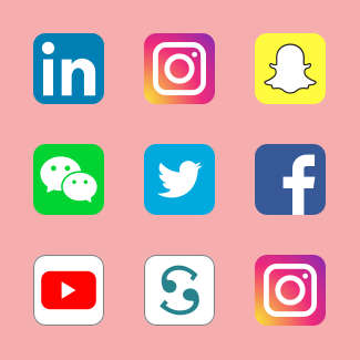 Social Media Applications icons pack