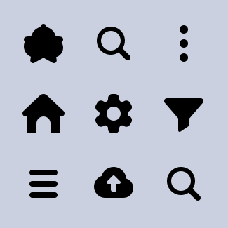 Basic UI - Jumpicon (Glyph) icons pack