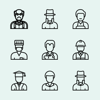Avatars icons pack