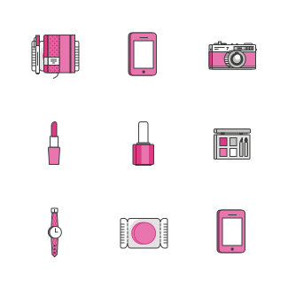 geest: Women kit icons pack