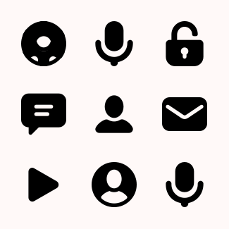 Glyphs icons pack