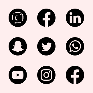 Social Media Circle icons pack