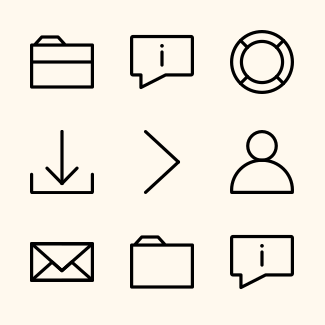 Basic User Interface Elements icons pack