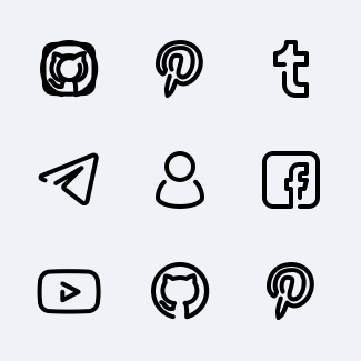 Eon - Social Media & Contact Info icons pack