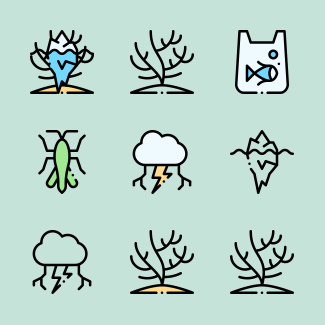 Climate Change icons pack