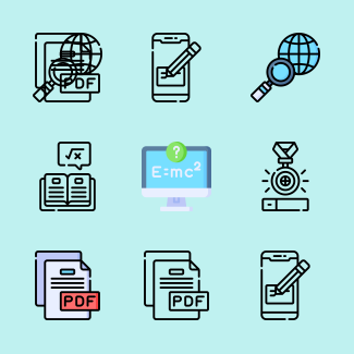 Elearning icons pack