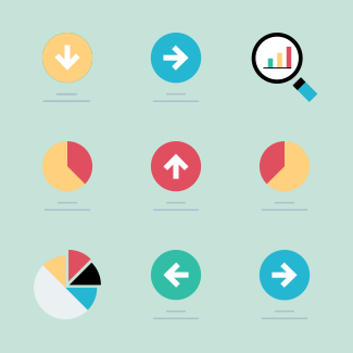 Charts and Diagrams icons pack
