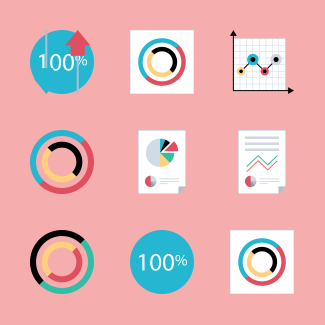 Charts and Diagrams icons pack