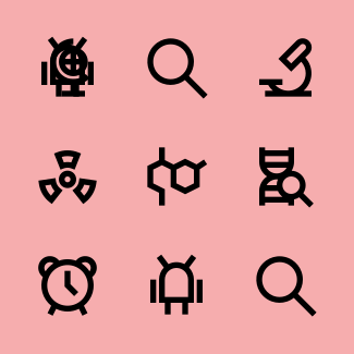 Science & Technology Outline 24 px icons pack