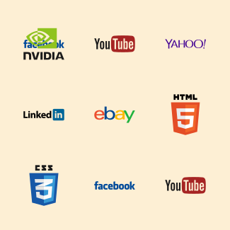 Flat Brand Logo icons pack