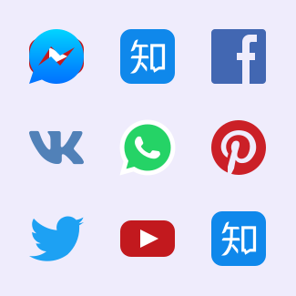 Social Media (Flat) icons pack